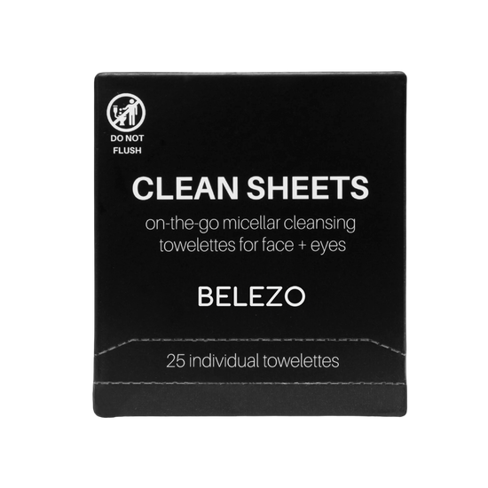 BELEZO Midnight Reset Wipes | Micellar, Hydrating, On-the-Go