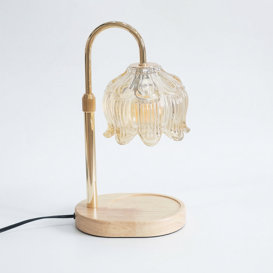 Belezo Tropical Walnut Glow Candle Warmer Lamp