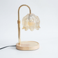 Belezo Tropical Walnut Glow Candle Warmer Lamp