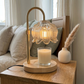 Belezo Tropical Walnut Glow Candle Warmer Lamp